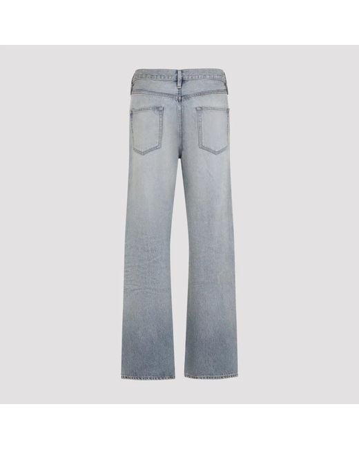 Fear Of God Blue Straight 5 Pocket Jeans for men