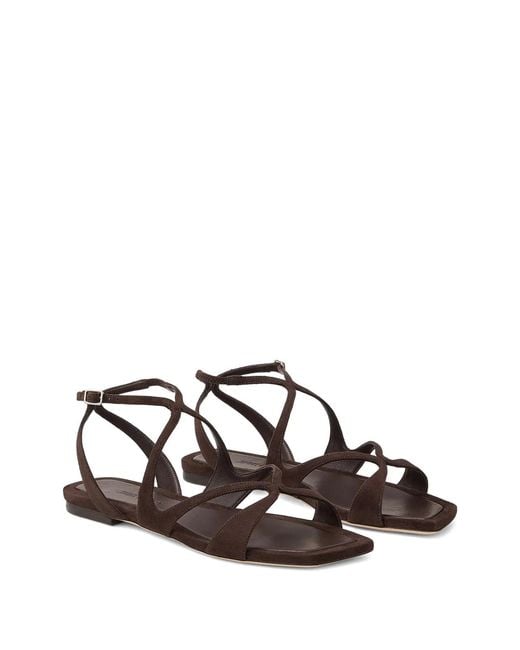 Jimmy Choo Brown Ayla Flat
