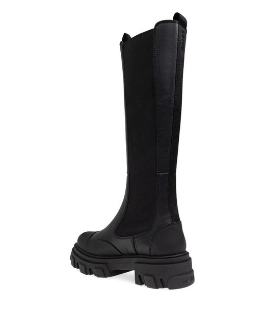 Ganni Black Chelsea Boots