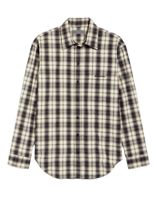 Balenciaga White Regular Fit Shirt for men