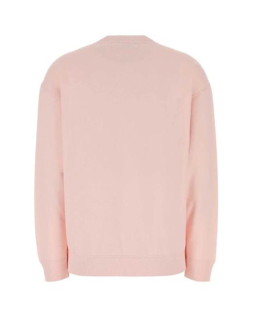 Jil Sander Pink Cotton Sweatshirt