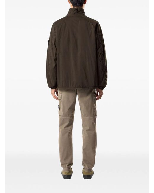 Stone Island Gray Organic Cotton Joggers for men