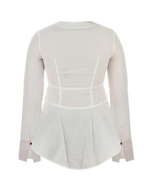 Co. White Ls Tiered Top