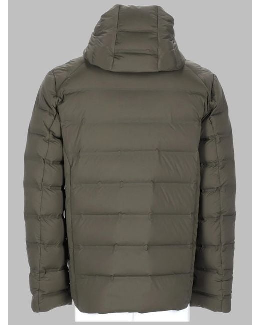 Monobi Green Giacca Imbottita Con Cappuccio for men