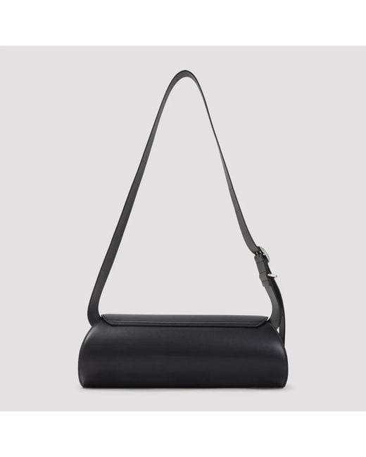 Jil Sander Black Cannolo Shoulder Bag for men