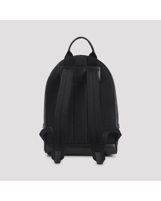 Etro Black Cotton Arnica Backpack for men