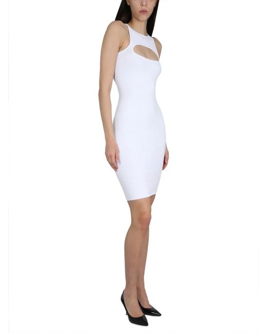 DSquared² White Dress Cut Out