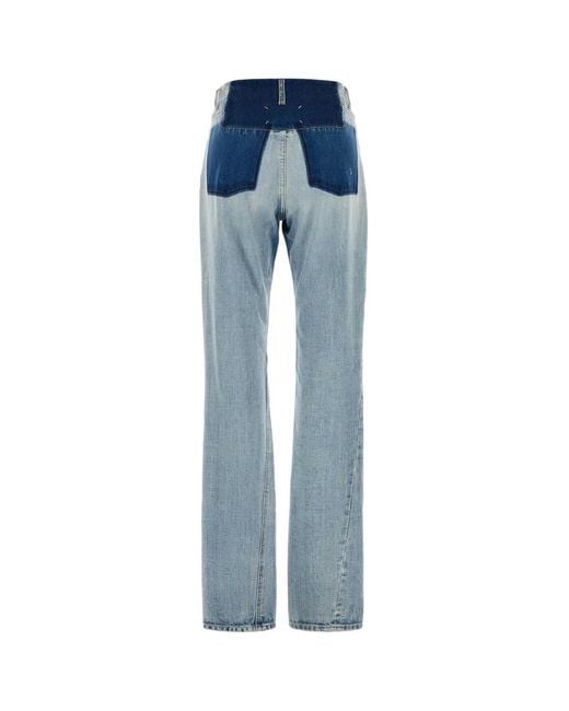 Maison Margiela Blue Waistless Trousers