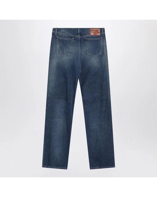 Acne Blue Denim Trousers