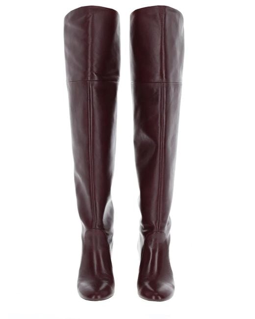 Stuart Weitzman Purple Boot "Babette"