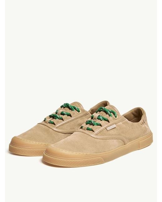 Moncler Brown Vera Leisure Suede Sneakers