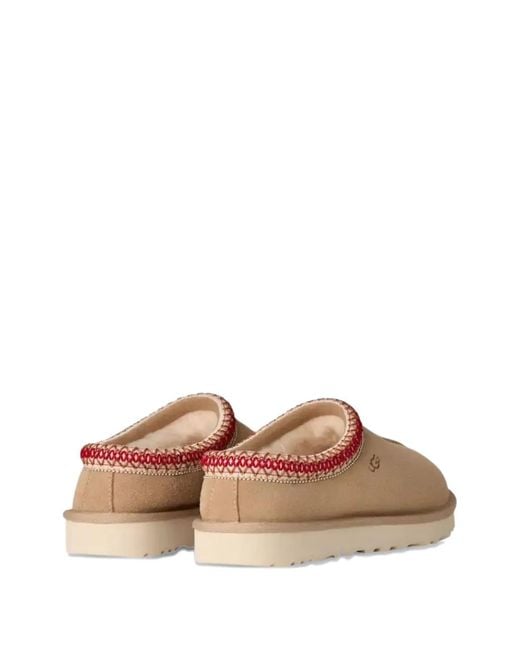 Ugg Brown Sand Suede Leather Tasman Ii Slippers