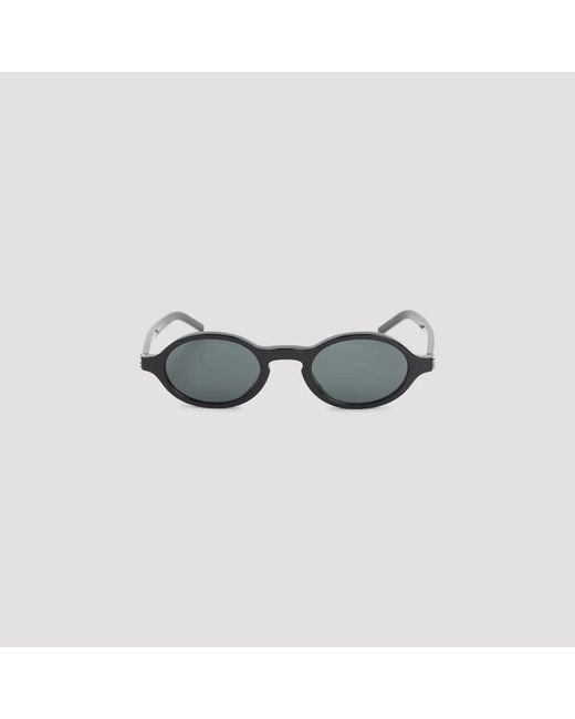 Saint Laurent Black Oval Sl M161 Sunglasses