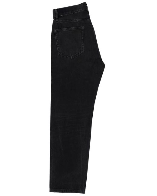 HUGO Black Jeans With Logo Patch for men