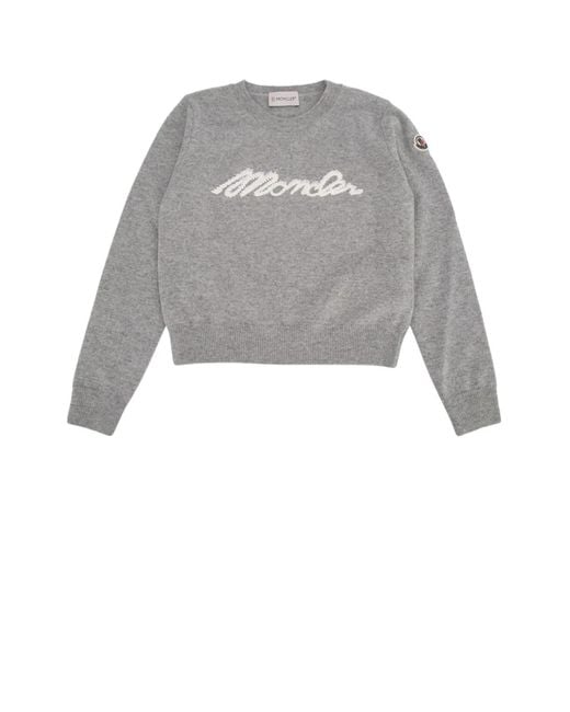 Moncler Gray Jr Crew Neck