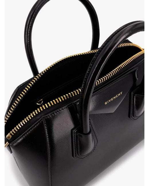Givenchy Black Antigona Calfskin Tote Bag With Handle
