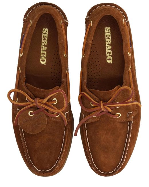 Sebago Brown Mocassino Portland for men