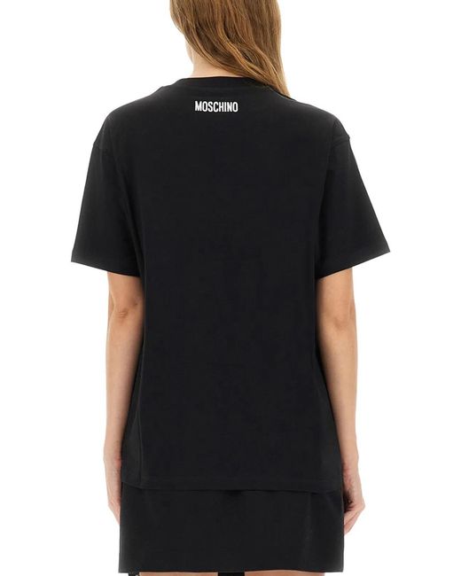 Moschino Black "Smiley" T-Shirt