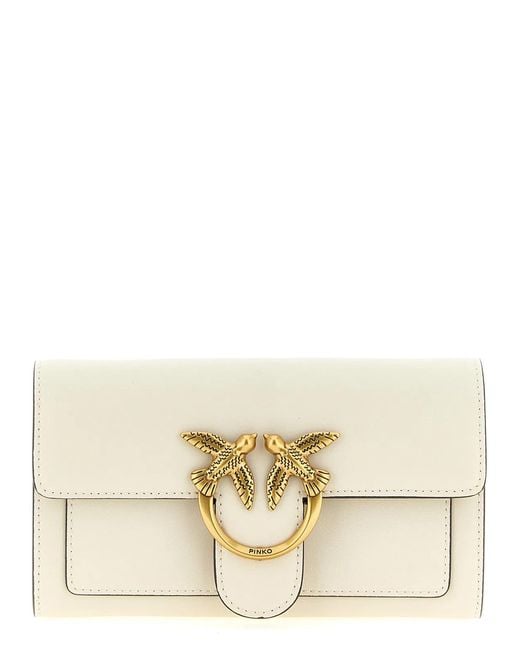 Pinko Natural 'Love Simply' Wallet On Chain