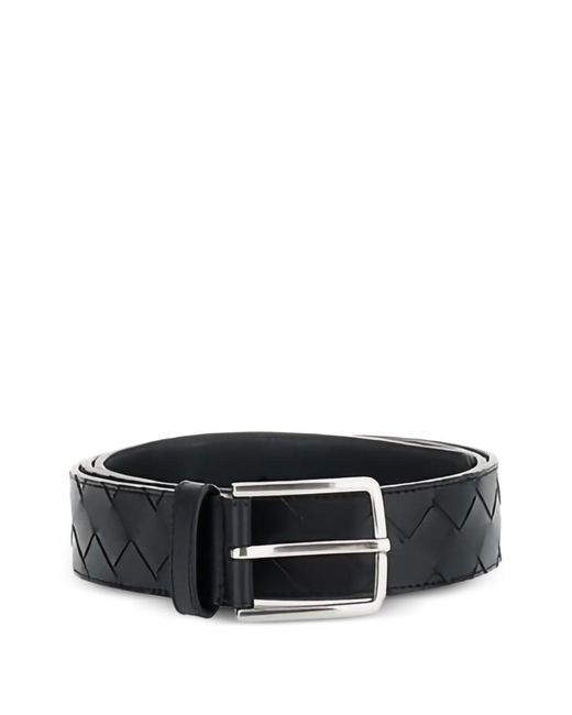 Bottega Veneta White Intrecciato Belt for men