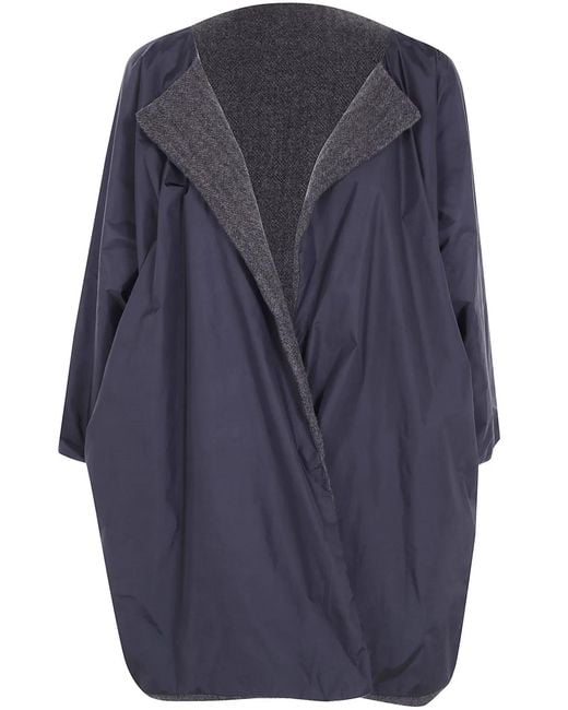 Daniela Gregis Blue "Spezia" Washed Reversible Coat