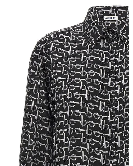 Burberry Gray 'B' Shirt
