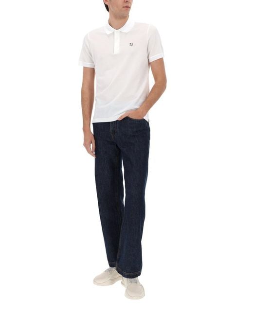 Fendi Blue Regular Fit Jeans for men