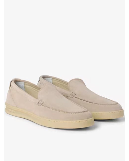 Woolrich Natural Double U.T Slip-On Camoscio for men