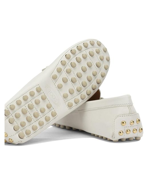 Tod's White Loafers & Slippers