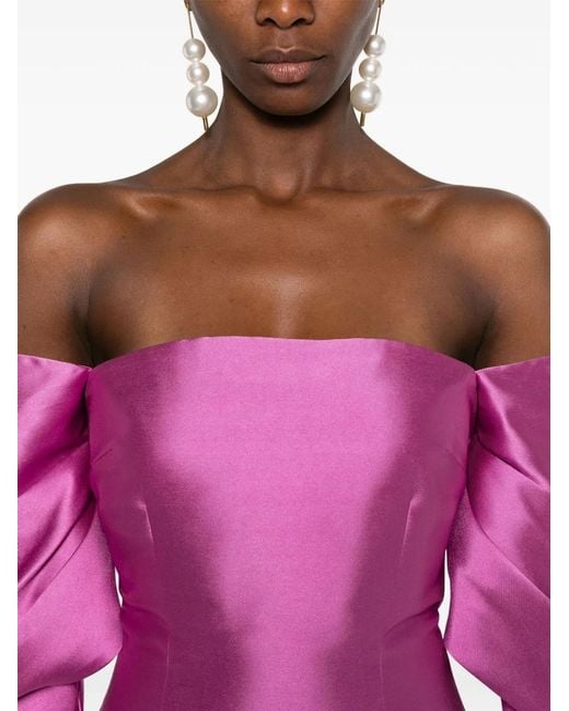 Solace London Pink Freja Mini Dress