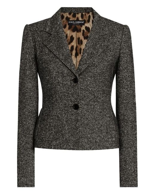 Dolce & Gabbana Black Dolce & Gabbana Tailored Jacket