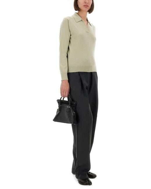 Maison Margiela Natural Polo Shirt