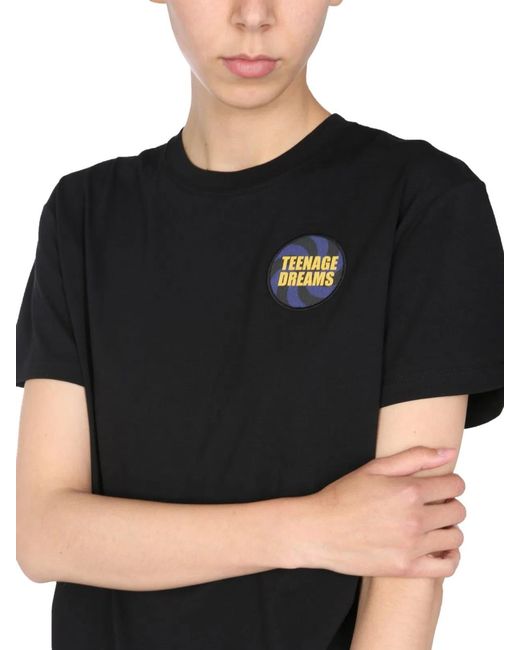 Raf Simons Black Crew Neck T Shirt
