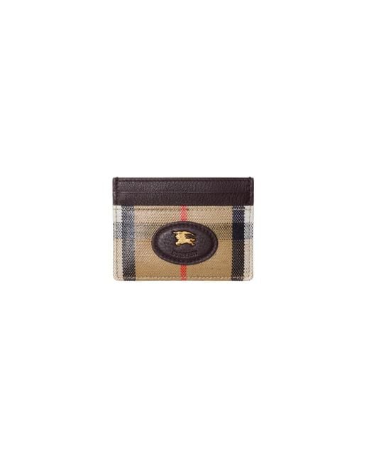 Burberry White Highlands Card Case