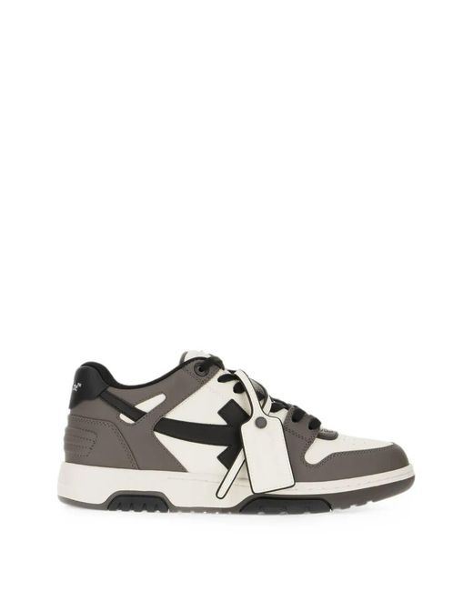 Off-White c/o Virgil Abloh White "Out Of Office Calf Leater" Sneakers
