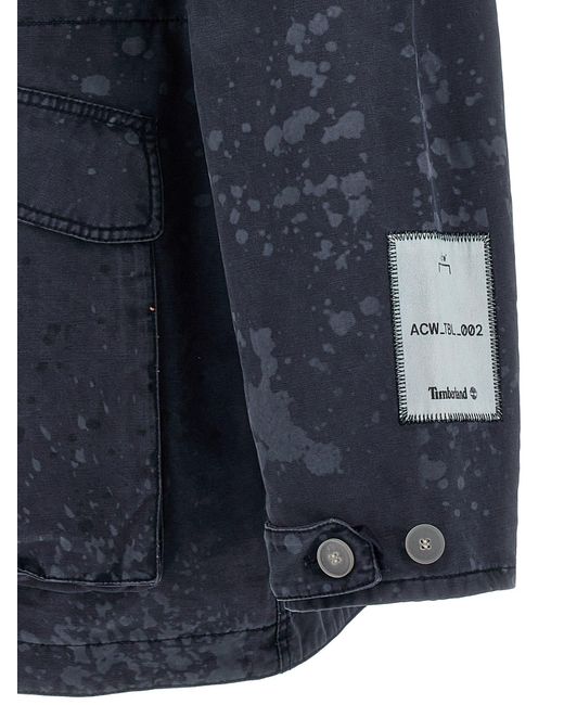 A_COLD_WALL* Blue Future73 Oversized Cotton Jacket for men