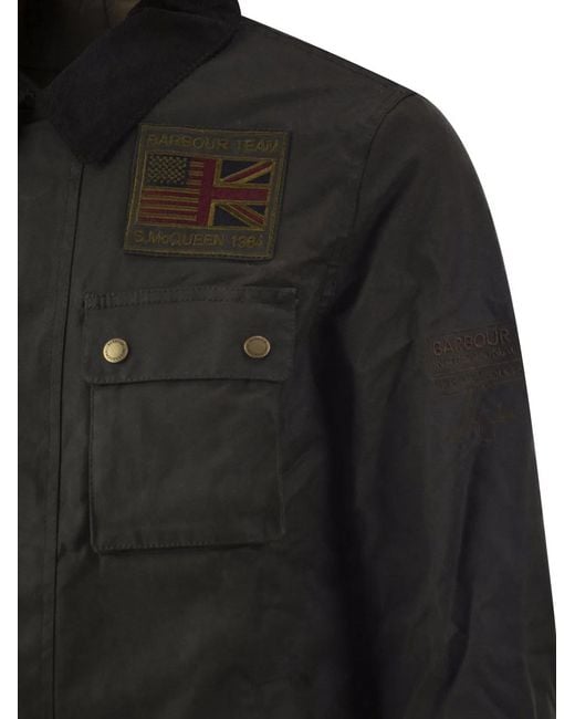 Barbour Black Workers for men