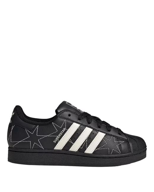 Adidas Originals Black Superstar Ii Sneakers
