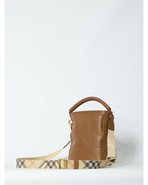 Burberry Brown B Clip Bucket Bag