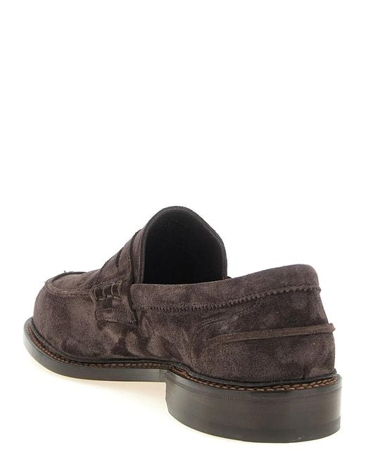 Tricker's Brown 'Adam' Loafers for men