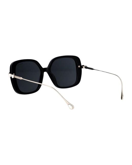 Swarovski Black Acetate Sunglasses