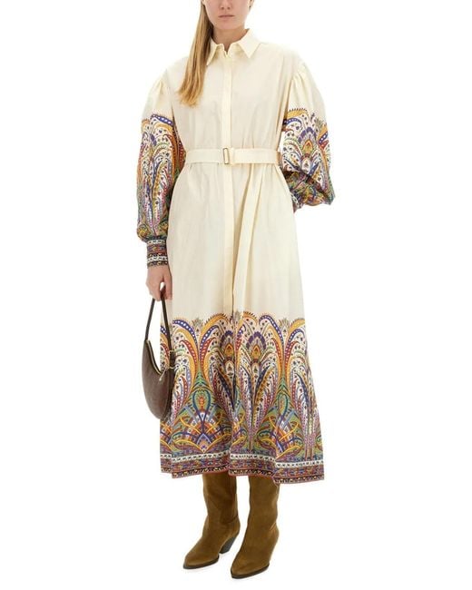 Etro Natural Chemisier Dress