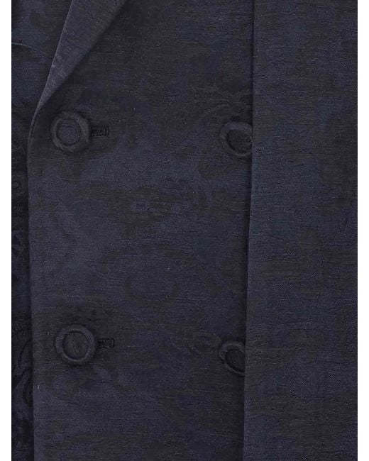 Valentino Garavani Blue Double Breasted Jacket for men