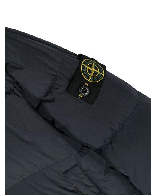 Stone Island Blue Down Floor