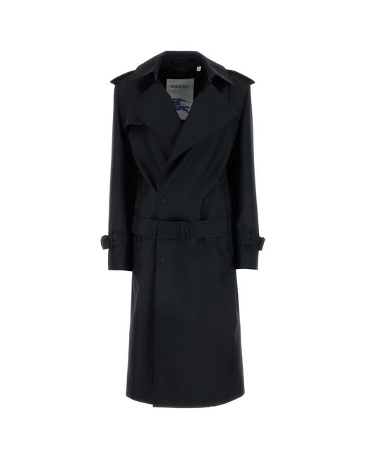 Burberry Black Trench Coats