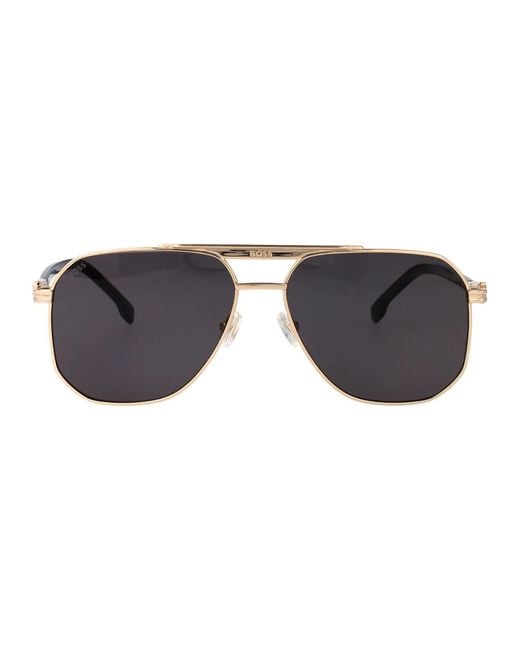 Boss Black_ Stainless Steel Sunglasses