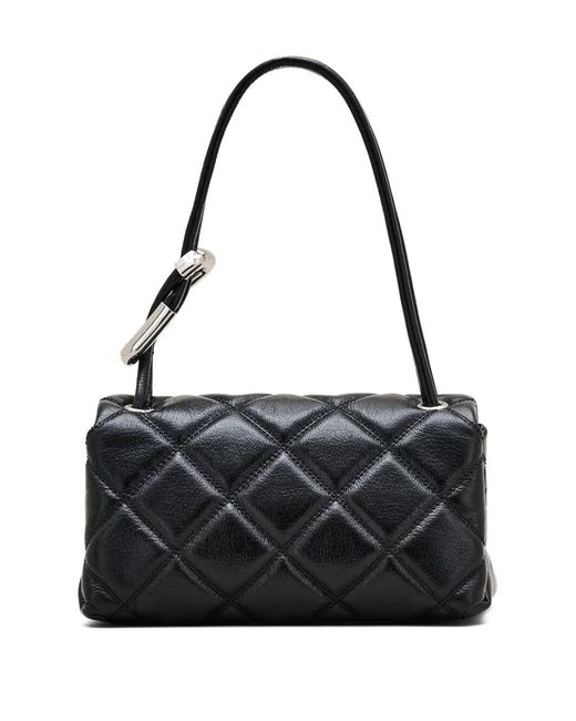 Marc Jacobs Black "The Dual Bag" Quilted Leather Bag