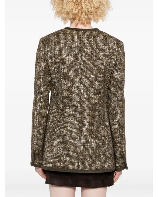 Golden Goose Deluxe Brand Brown Wool Blend Jacket
