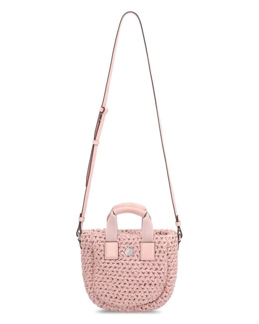 Moncler Pink Micro Caradoc Tote Bag