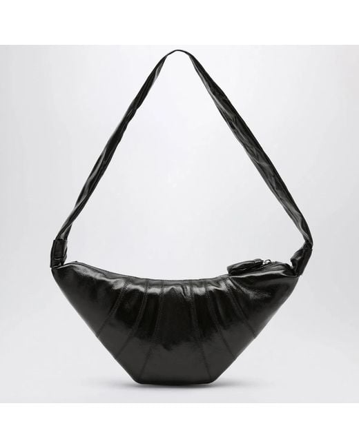 Lemaire Black Medium Croissant Bag